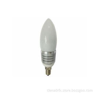 TUV Approved Dimmable 7 Watt LED Candle Lamps 2000K Warm Wh